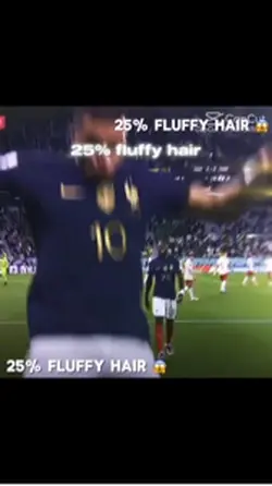100% Fluffy hair