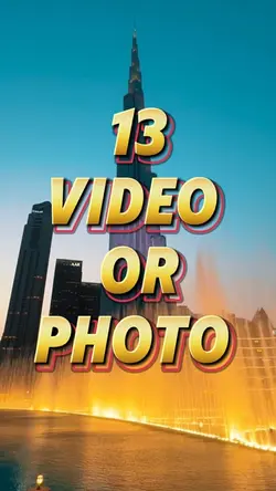 13 video or photo 