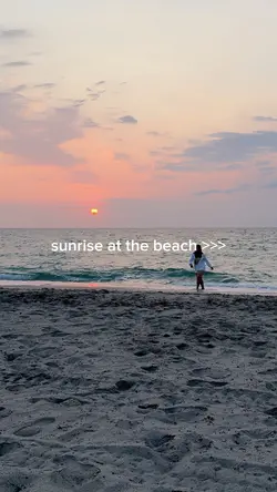 Sunrise at the beach
