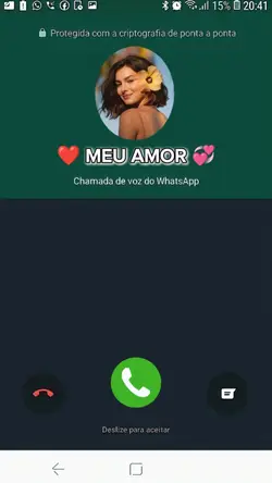 chamada whatsapp 