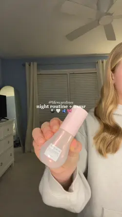 night routine + asmr