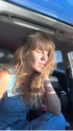 Inside the car