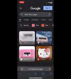 Hello Kitty pager