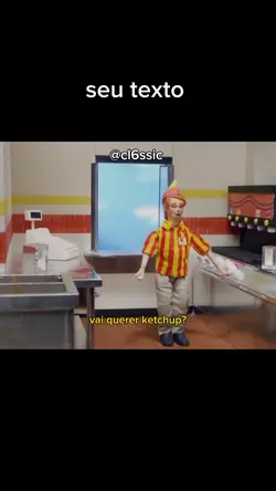 Vai querer ketchup?