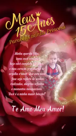 15 anos Parabéns 