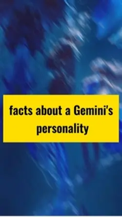 Facts about a gemini