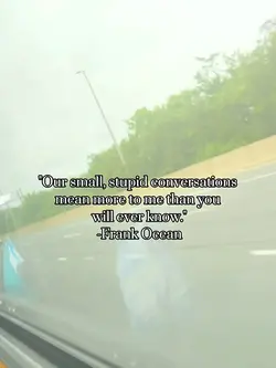 Frank Ocean Quote