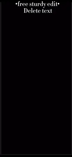 Free sturdy edit