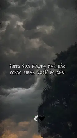 sinto saudades 