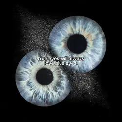 blue and blue eyes