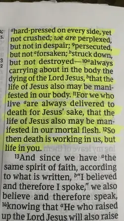2 Corinthians 4:8-12