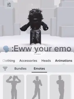Ew your emo..