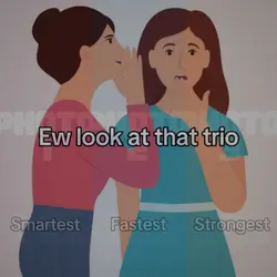 Ew look at that trio