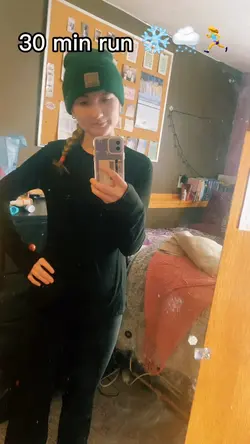 30 min run 🏃‍♀️❄️