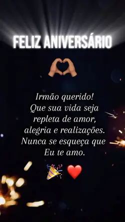 Aniversário Irmão 