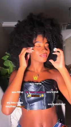 sou uma mulher negra