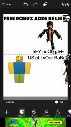 POV Free robux adds 