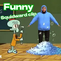 Squidward Sculpture