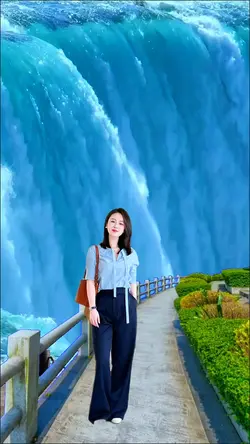 Waterfall view