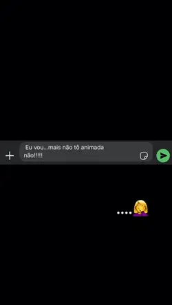 não tou animada kkkk