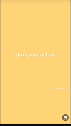 my yellow 🫶🏽 .