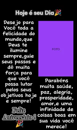 Feliz aniversário 