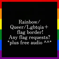 Free Rainbow flag bo