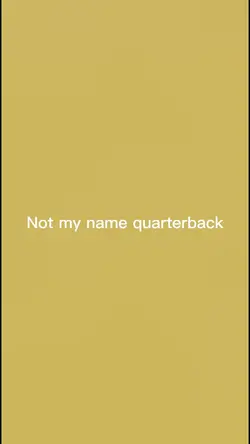 Not my name qb 