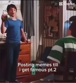 Posting memes 