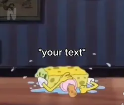 SpongeBob crying