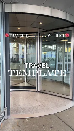 Travel template 