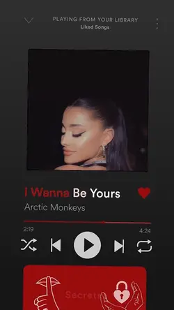 I wanna be yours 🖤