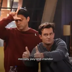 joey and chandler