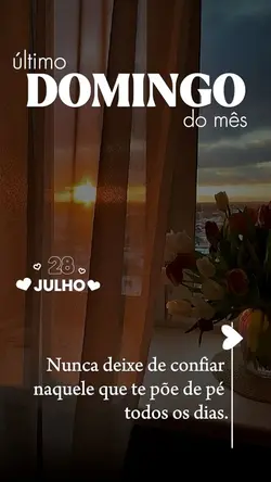 Domingo, 28 de Julho