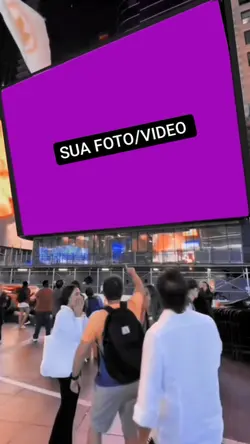 você no telão