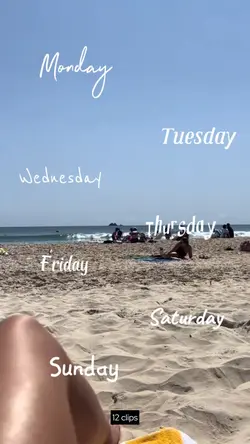 my week