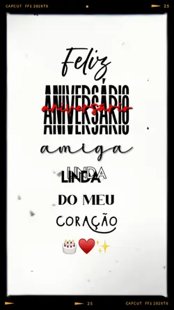 Parabéns amiga 