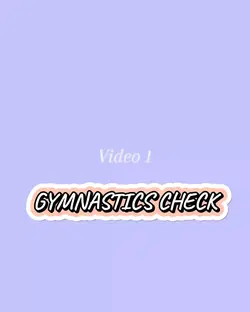 Gymnastics check