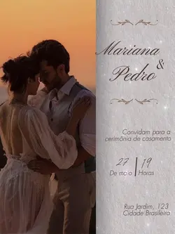 Convite de Casamento