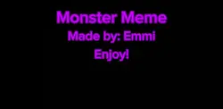 Monster Meme
