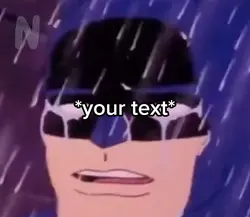 No it’s js the rain