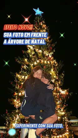 SUA FOTO NA ÁRVORE 