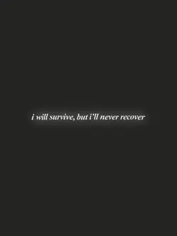 I will survive 