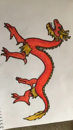 A Chinese dragon 