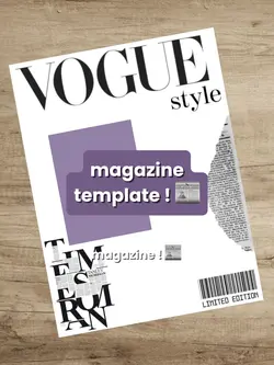 magazine template !