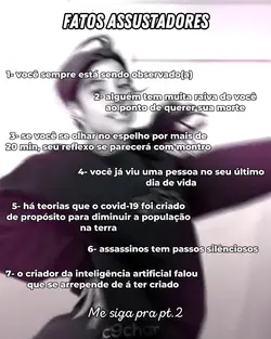 Fatos Assustadores