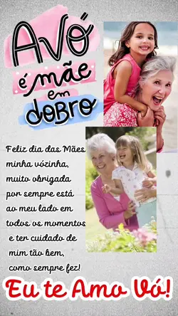 avó e mãe em dobro