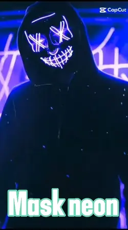 máscara de neon
