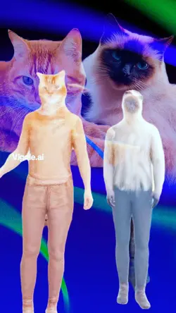 Gatos dançando 