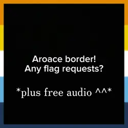 Free aroace flag bor